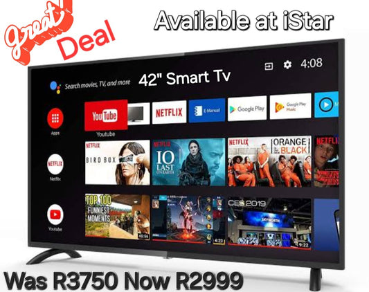42" Frameless Smart HD TV. Brand - Harva