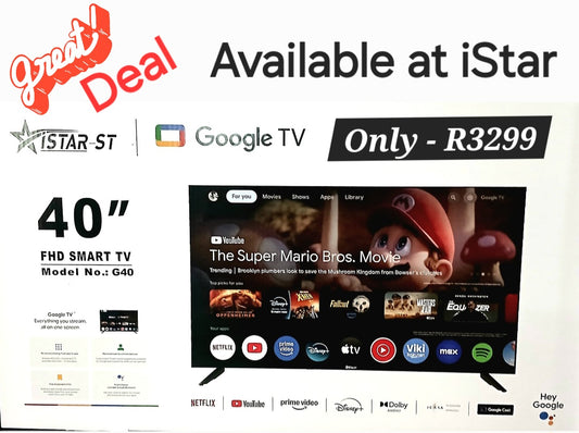 32" Google TV - Android TV - Brand - iStar ICASA Approved (Copy)